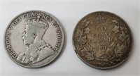 SILVER CANADIAN COINS