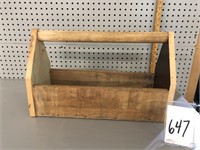 WOODEN TOOL BOX