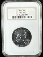 1962 Silver Franklin Half-Dollar PF67 NGC