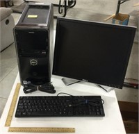 Dell computer w/ keyboard, monitor, & tower