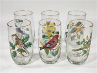 VINTAGE SONGBIRD WATER GLASSES