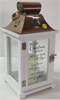 Nice Christmas Quote Candle Lantern