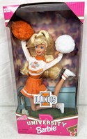 1997 Illinois University Cheerleader Barbie, NIB