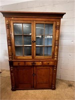 19th Cent. 1-Pc. Softwood Corner Cupboard