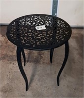 Small, Round Iron Table