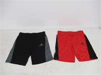 2-Pk Champion Boy's XXL Short, Black and Red XXL