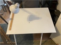 Drafting Table with Light
