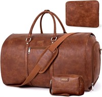 Leather 2-in-1 Men's Travel Bag 3pcs