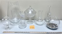 Large Lot of Clear Glass