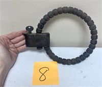 1920s Johnson Spire Tire Lock w/ Key St. Louis MO