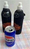 Harley Davidson Bottle Coozies with plastic water