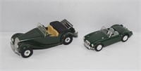 Pair of Die Cast Corgi MG Classic Car Models