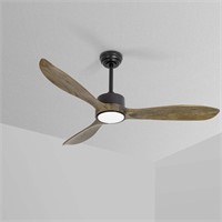 52 inch Wood Ceiling Fan with Light and