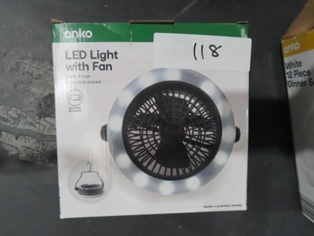 Anko LED Light with Fan