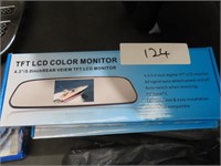 4 TFT LCD Colour Monitor Rear View Mirrors