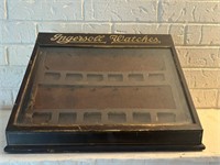 Ingersoll Watches Vintage Store Display Case