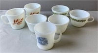 Vintage Milk Glass Cups
