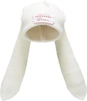 O686 Knit Beanie Cute Bunny Long Ears Hats