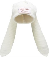 O690 Knit Beanie Cute Bunny Long Ears Hats
