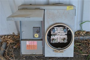 meter panel with disconnect