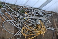 armored conduit and extension cord