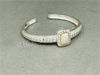 925 silver bracelet & clear stones