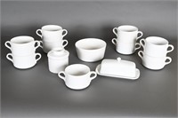 Stoneware Soup Bowls, Butter Keepers