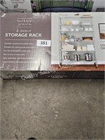 six shelf storage rack