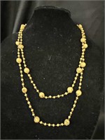 Vintage handmade beaded necklace I think of bone