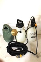 Watering Can, hose and 2 sprayers