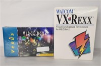 Vintage sealed computer software & graphics card