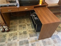 Vintage Skrivebord-Style L-Shaped Desk