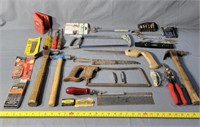 Saws, Hammers, Torpedo Level, Drill Bits