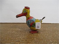 Vintage Duck Tin Toy Wind Up