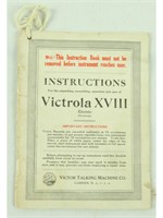 Original Operating Manual Victor XVIII Electrola