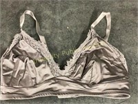 Auden Satin & Lace Bralette Large