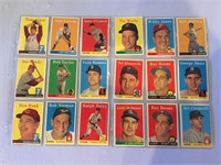 1958 Topps 36 cards