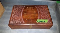 LARGE TEAK BOX