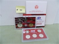 2000 US Mint Silver Proof Set (10pc)