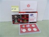 2003 US Mint Silver Proof Set (10pc) with