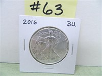 2016 American Silver Eagle BU