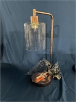 ROSE GOLD TABLE LAMP ***APPEARS NEW, NOT