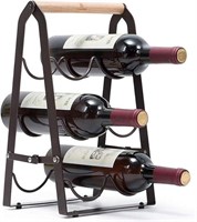 3-Tier Wooden Wine Rack Stand