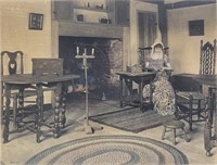 The Rug Maker Wallace Nutting Photograph