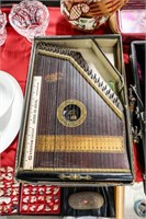 Zither Mandolin Harp in Original Box & Contents,