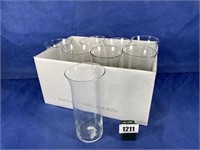 Flare Top Vases, Qty: 8, 9 1/8"T