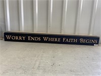 3' Wooden Sign
