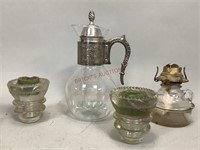 Clear Glass Antique Items