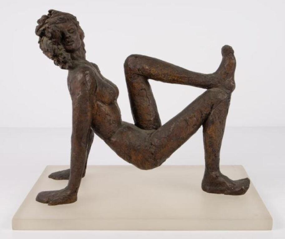 Victor Salmones, By the Sea, Nude Bronze w/ COA.