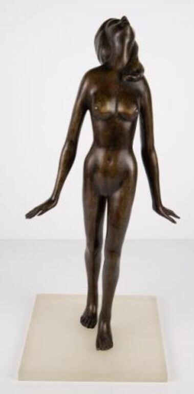Victor Salmones, Surprise in the Sky, Nude Bronze.